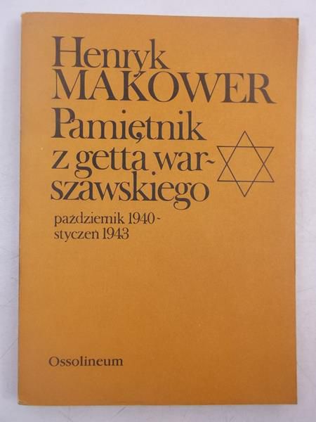 Pamiętnik z getta warszawskiego