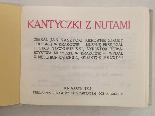 Kantyczki z nutami