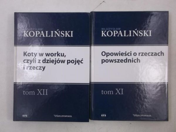 Koty w worku, czyli z dziejów pojęć i rzeczy, tom XI i XII