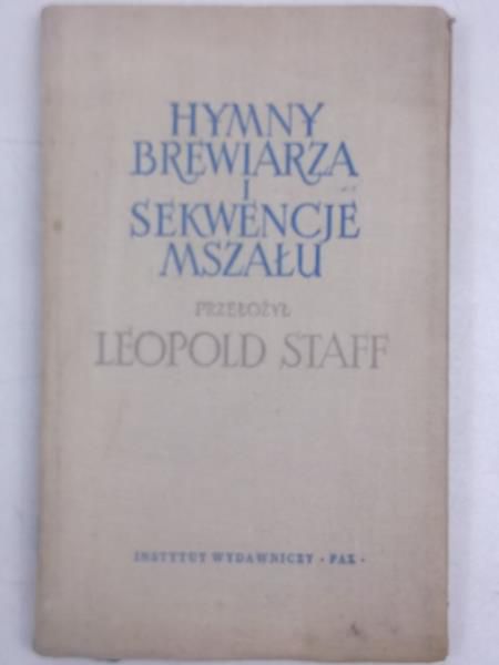 Hymny brewiarza i sekwencje mszału