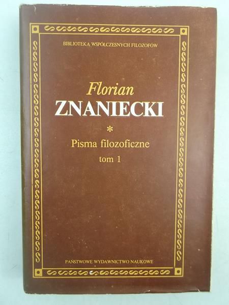 Pisma filozoficzne, tom I, BWF