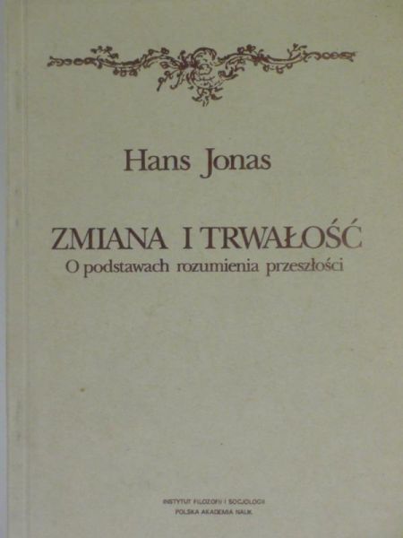 Jonas Hans - Zmiana i trwałość Tom III