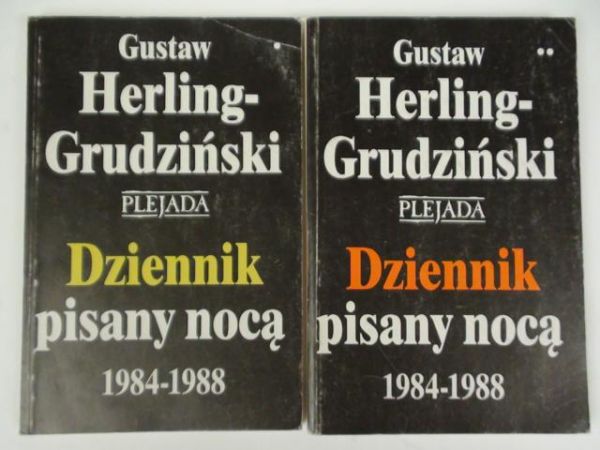 Dziennik pisany nocą 1984-1988 Tom I-II