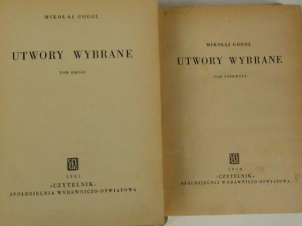 Gogol Mikołaj - Utwory wybrane Tom I-II