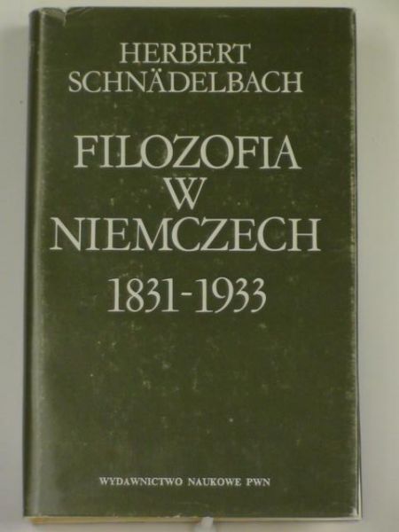 Filozofia w Niemczech 1831-1933