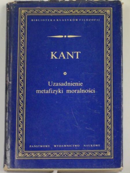 Uzasadnienie metafizyki moralności,BKF