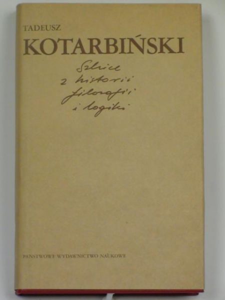 Szkice z historii filozofii i logiki