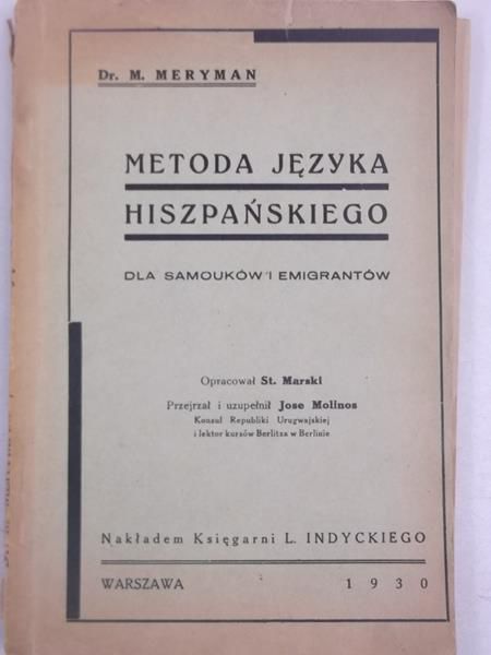 Metoda języka hiszpańskiego, 1930 r.