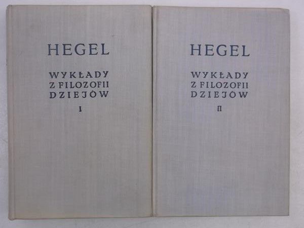 Wykłady z filozofii dziejów, Tom I-II, BKF
