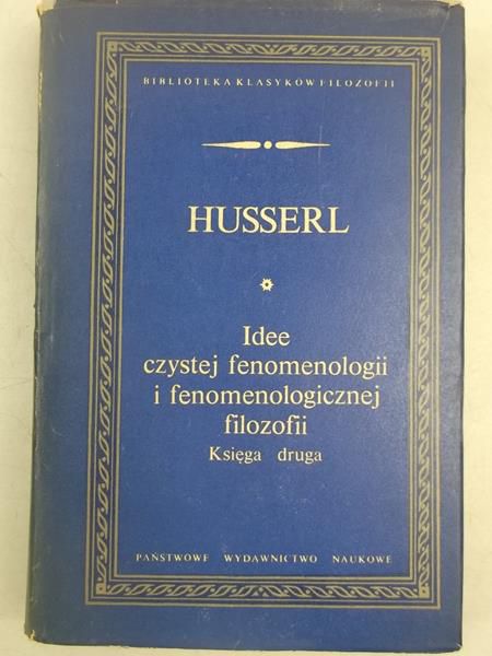 Idee czystej fenomenologii i fenomenologicznej filozofii, BKF