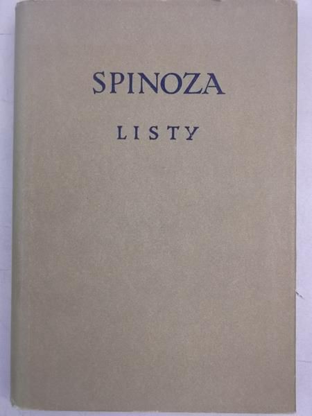 Spinoza. Listy, BKF