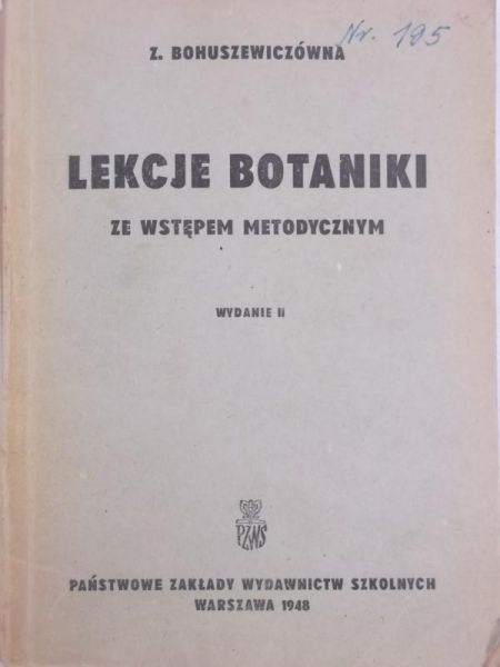 Lekcje botaniki ze wstępem metodycznym