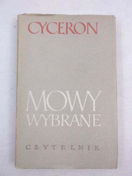 Cyceron - Mowy wybrane