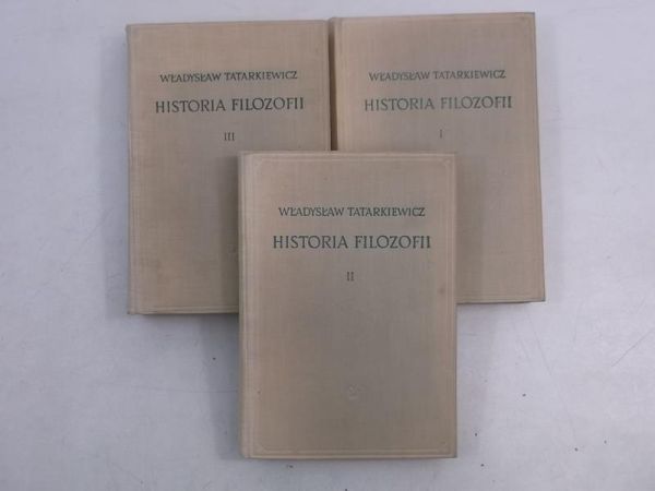 Historia filozofii, Tom I-III