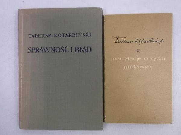 Sprawność i błąd / Medytacje o życiu godziwym