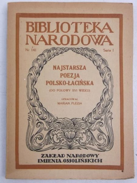 Najstarsza poezja polsko-łacińska
