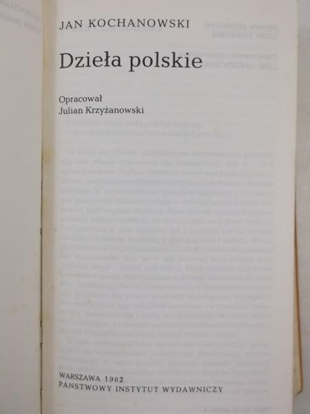 Dzieła polskie