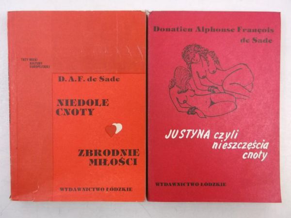 de Sade Donatien - Justyna czyli nieszczęścia cnoty / Niedole cnoty. Zbrodnie miłości