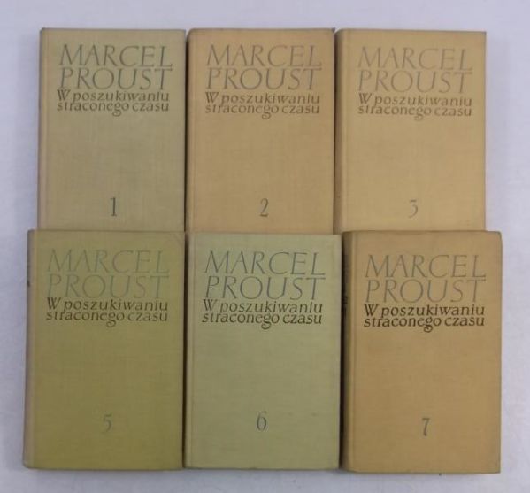W poszukiwaniu utraconego czasu, tom 1, 2, 3, 5, 6, 7