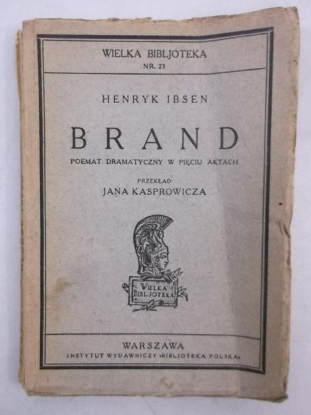 Brand, około 1923 r.
