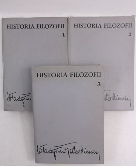 Historia Filozofii, Tom I-III