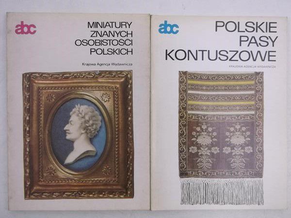 Polskie pasy kontuszowe  Miniatury znanych osobistości polskich