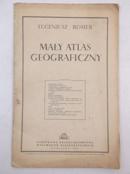 Romer Eugeniusz - Mały atlas geograficzny
