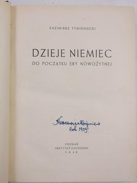 Dzieje Niemiec do początku ery nowożytnej, 1948 r.