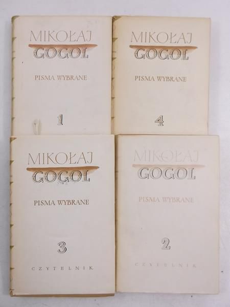 Gogol Mikołaj - Pisma wybrane, 4 tomy