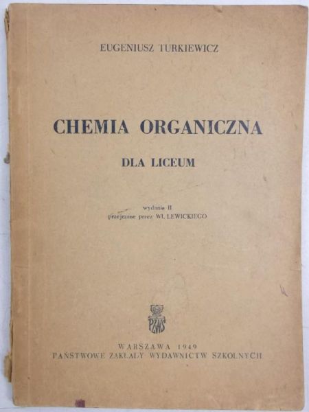 Chemia organiczna, 1949 r.
