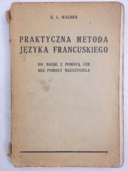 Praktyczna metoda języka francuskiego, 1919 r.