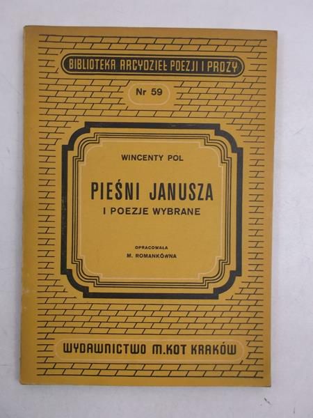 Pieśni Janusza i poezje wybrane, 1949 r.