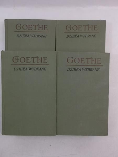 Goethe Jan Wolfgang - Dzieła wybrane, t. I-IV