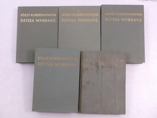 Korzeniowski Józef - Dzieła wybrane, 5 tomów