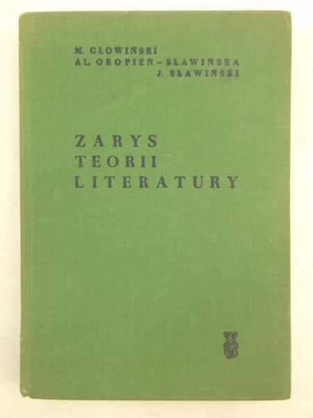 Głowiński M. - Zarys teorii literatury