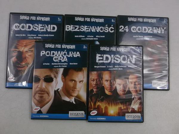 Hamm Nick (reż.) i in. - Seanse pod napięciem. Filmoteka Dziennika, 5 płyt, DVD