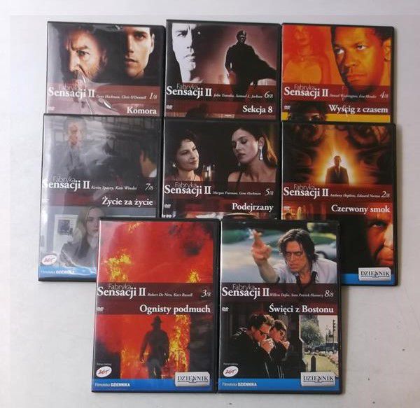 n. - Flmoteka Dzennka. Fabryka sensacj II, 8 płyt, DVD
