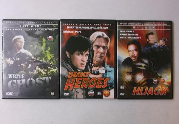 Davis BJ / Keeter Worth / Golan Menahem - Białe widmo / Hi-Jack / Śmiertelne niebezpieczeństwo, DVD