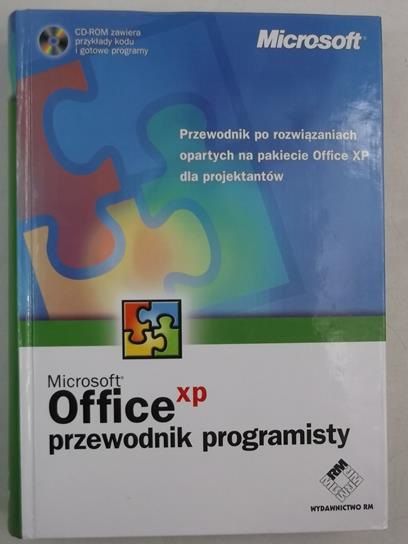 Rutkowska Longina (red.) - Microsoft Office XP. Przewodnik programisty + CD