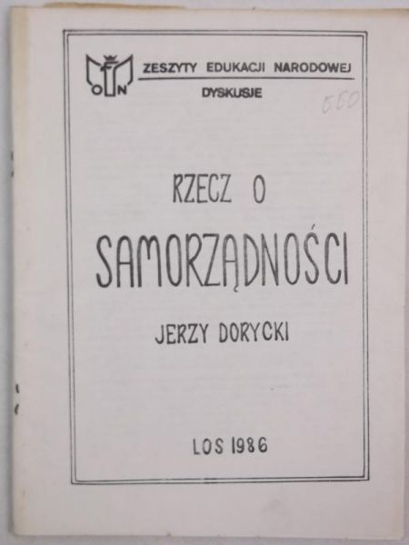 Rzecz o samorządności