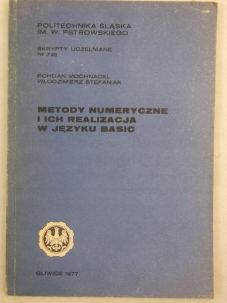 Metody numeryczne i ich realizacja w języku basic