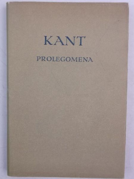Prolegomena
