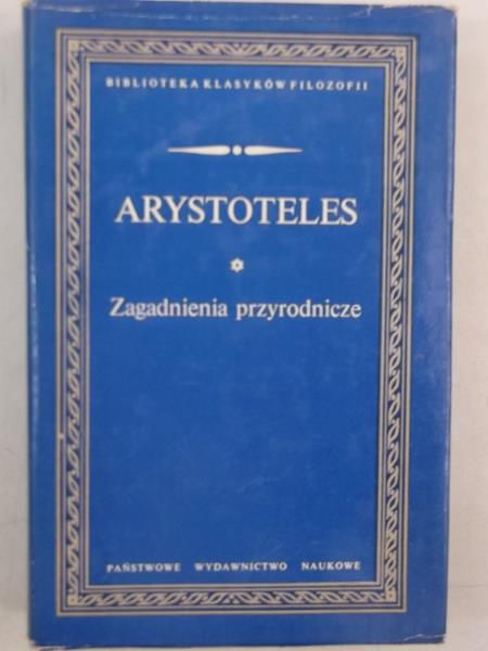 Arystoteles - Zagadnienia przyrodnicze, BKF