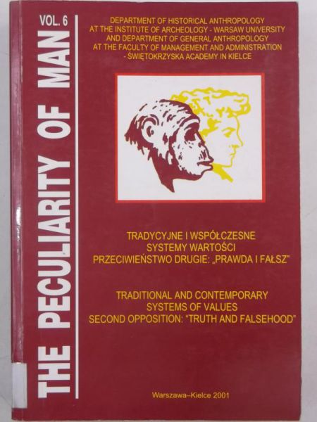 The Peculiarity of Man, Tom VI