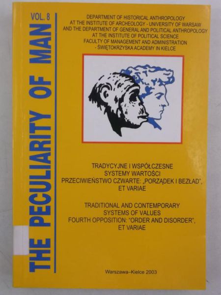 The Peculiarity of Man, Tom VIII