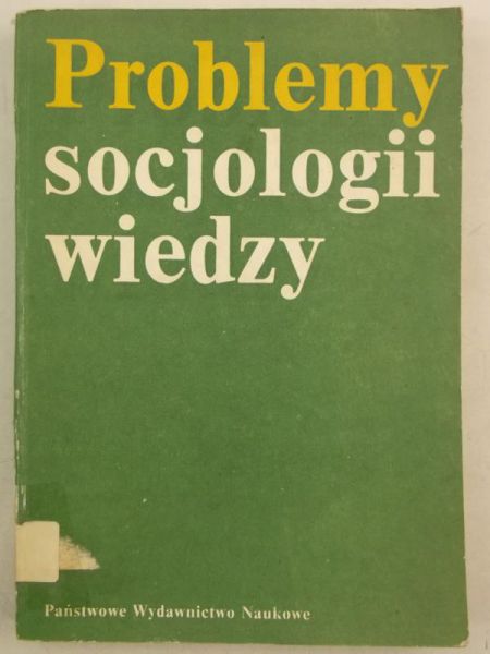 Chmelewsk   n.  - Problemy socjolog wedzy