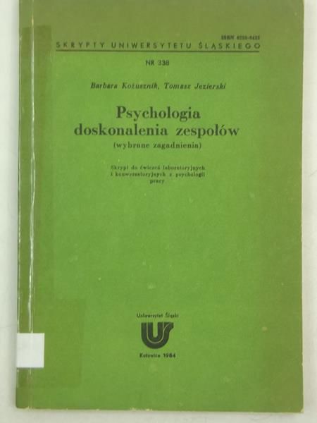 Psychologia doskonalenia zespołów