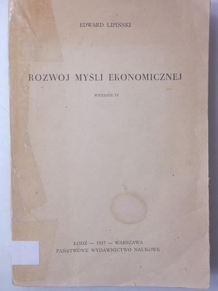 Rozwój mysli ekonomicznej