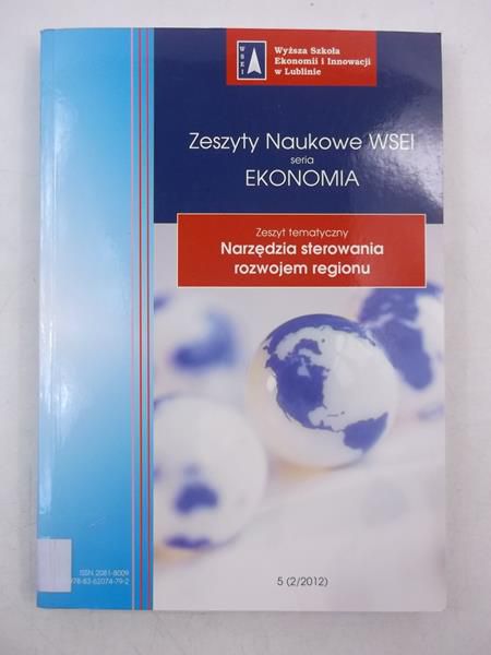 Zeszyty Naukowe WSEI: Narzędzia sterowania rozwojem regionu