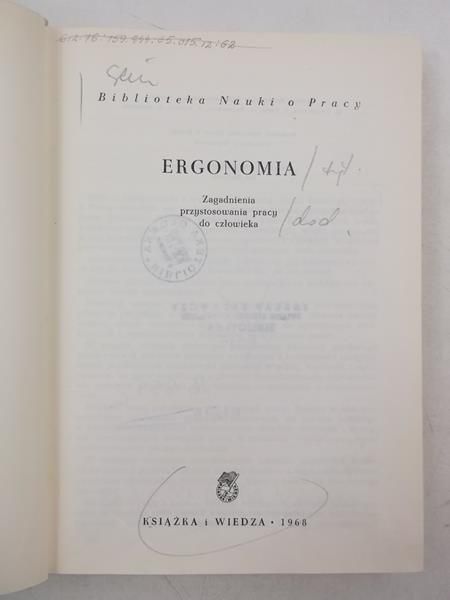 Ergonomia